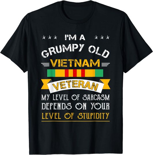 Discover Im A Grumpy Old Vietnam Veteran T-Shirt