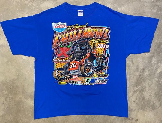 Discover 2010 24th Annual Chili Bowl Midget Race Event T Shirt