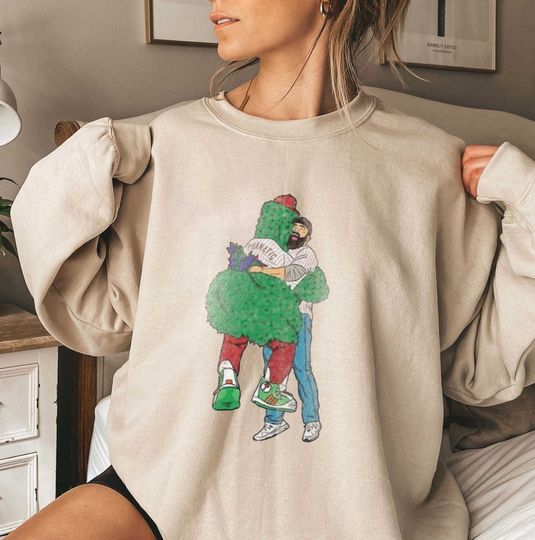 Discover Jason Kelce and Philly Phanatic Hug - Philly is in this together Unisex T-shirt
