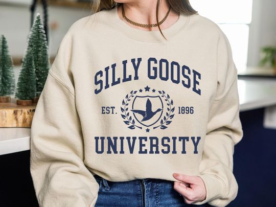 Discover Silly Goose University Vintage Sweatshirt