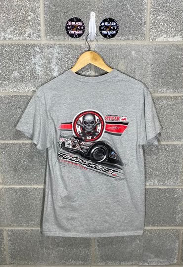 Discover Vintage Y2K 2000s Scott Bloomquist Late Model Dirt Track Racing Graphic T-Shirt