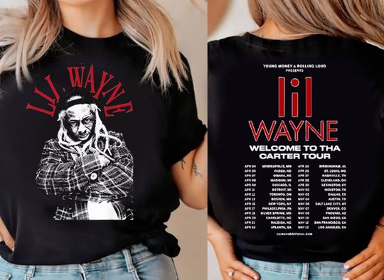 Discover Lil Wayne Rapper 2023 Tour T Shirt