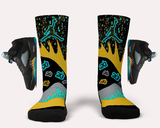 Discover Jordan 5 Aqua Socks