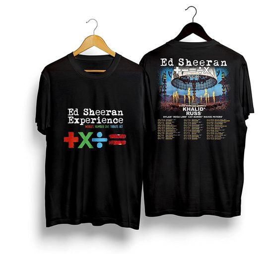 Discover Sheeran Mathematics Tour 2023 Tshirt