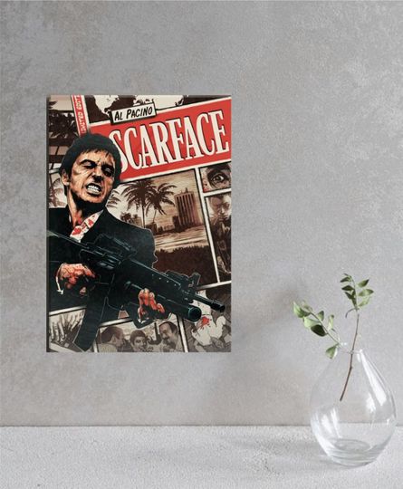 Discover Tony Montana Wall Art, Al Pacino Poster, Scarface  Poster