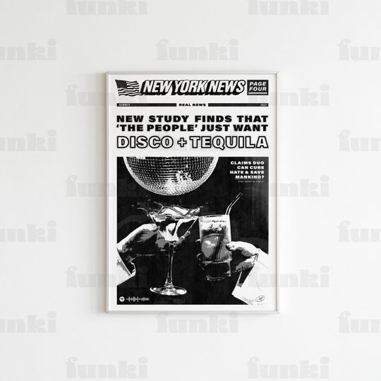Discover Original Disco + Tequila Headline Poster