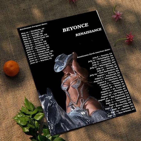 Discover Beyonce Renaissance Tour, World 2023 Poster