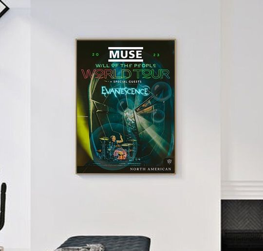 Discover Muse 2023 north american tour will of the people tour poster