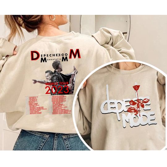 Discover Depeche Mode Memento Mori World Tour 2023 Sweatshirt