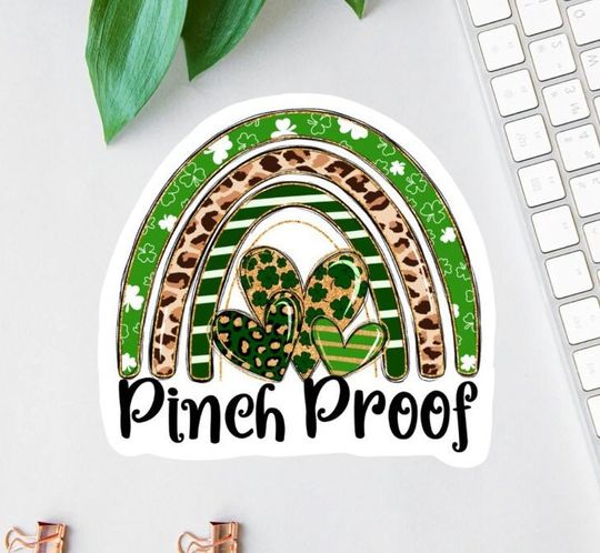 Discover Pinch Proof Stickers, Cute St Patty's Day Decals