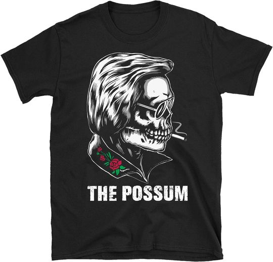 Discover Skull Art George Jones Possum Country Music T Shirt