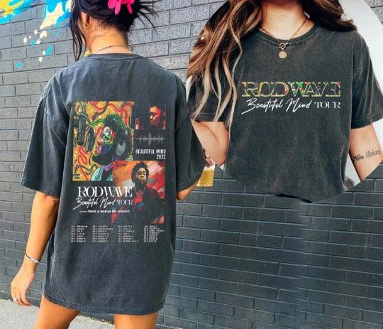 Discover Rod Wave Beautiful Mind 2022 2023 Tour Shirt