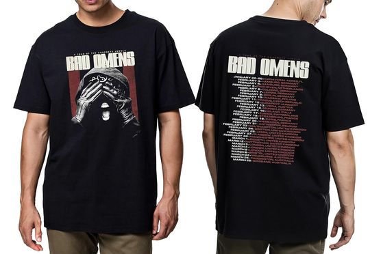 Discover 2023 Bad Omens A Tour Of The Concrete Jungle T-Shirt