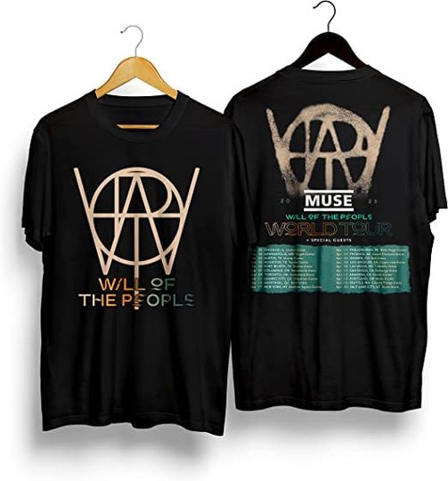 Discover The Muse Tshirt, Will of The People Tour 2023 Shirt, The Muse Band Tour 2023 Graphic Tee