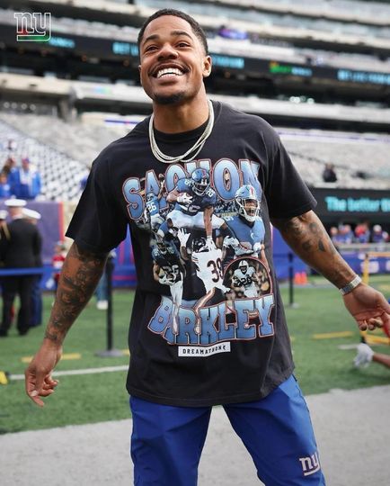 Discover Sterling Shepard Saquon Barkley Shirt, Saquon Barkley Dreams Shirt