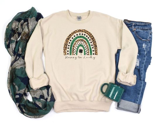 Discover Happy Go Lucky Sweatshirt