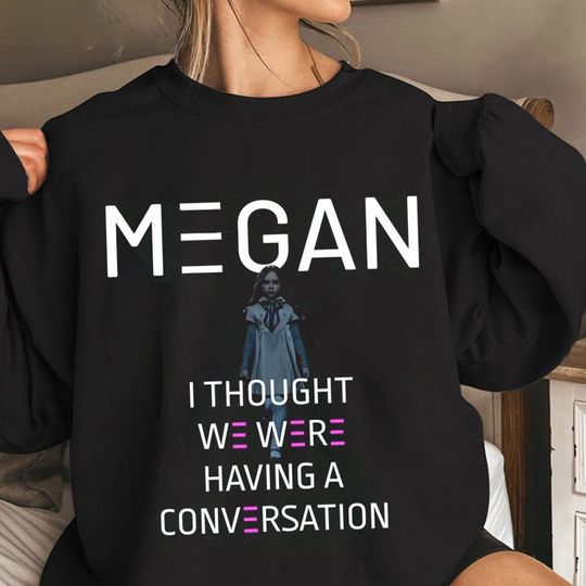 Discover Megan You Should Probably Run T-Shirt, M3gan Movie Sweatshirt, Scary Movie M3GAN Tee