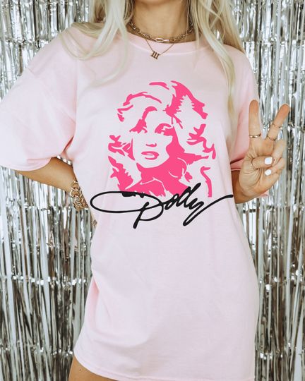 Discover Dolly Parton Shirt, Country Music Shirt, Cowgirl Shirt, Dolly Parton Tshirt, Oversize Tshirt
