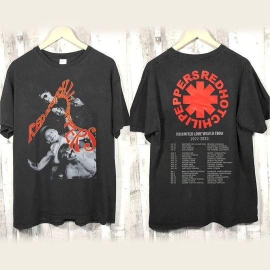 Discover Red Hot Chili Peppers World Tour Shirt, Return Of The Dream Canteen T-Shirt