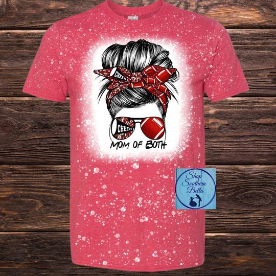 Discover Football Cheer Mom of Both Shirt