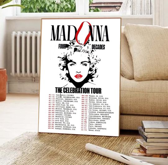 Discover Madonna The Celebration Tour 2023 Poster