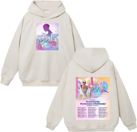 Discover P!nk Tour Relaxed Hoodie, Pink Summer Carnival Tour 2023 Shirt