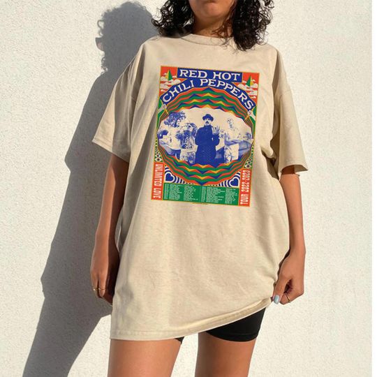 Discover Red Hot Chili Peppers 2023 Tour Shirt