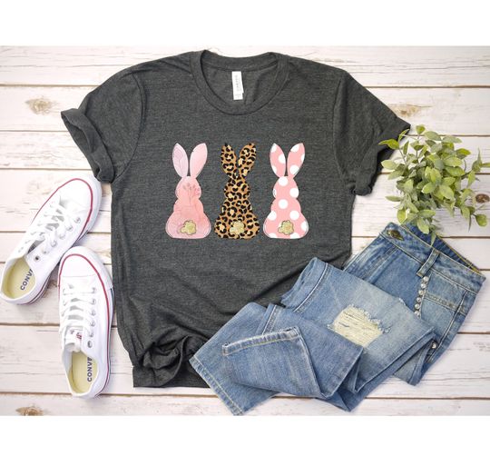 Discover Leopard Bunny Shirt, Easter Shirt, Leopard Easter Bunny Shirt