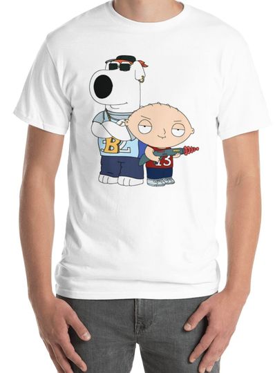 Discover Ganster Brian & Stewie T-shirt-TV show shirt