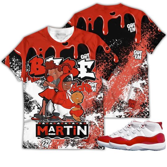 Discover Tiedye Martin Babe's Kids 90s Unisex Sneaker Shirt Match Cherry
