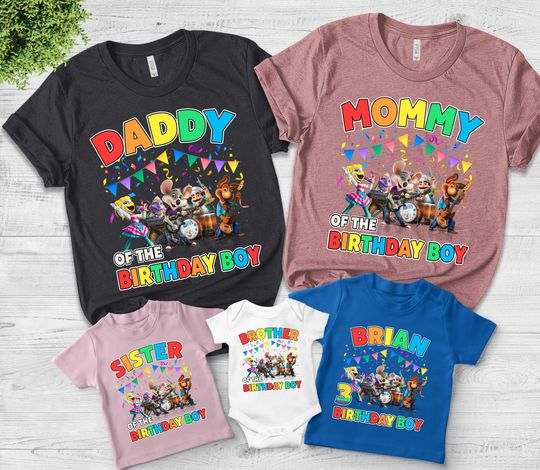 Discover Chuck E Cheese Shirt, Personalized Chuck E Cheese Family Matching Shirt