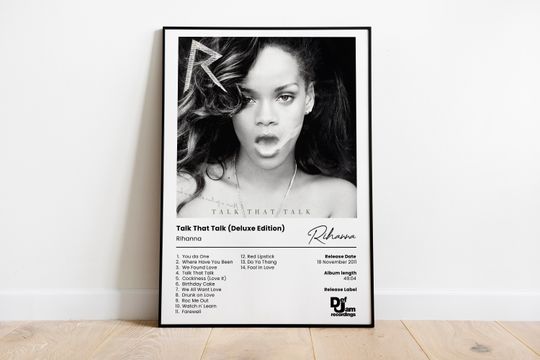 Discover Rihanna Poster | Talk That Talk Album Cover Poster
