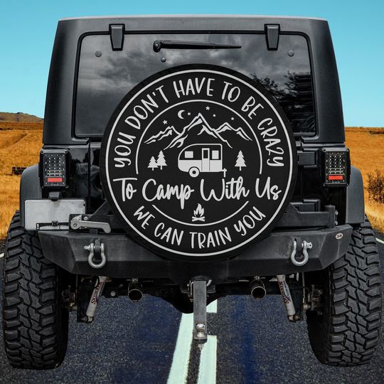Discover Funny Camping Outdoor Camper For Campers Camp Spare Tire Cover