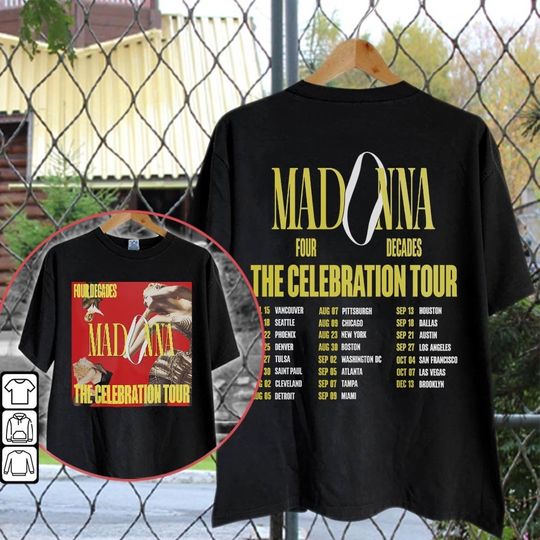 Discover Madonna The Celebration Tour 2023 Shirt, The Celebration 2023 Tour Concert Shirt