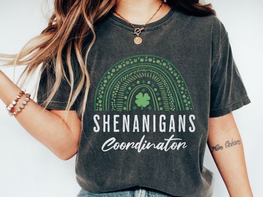 Discover Shenanigans Coordinator Shirt, Lucky Mom Shirt, Matching St Patricks Day Shirts