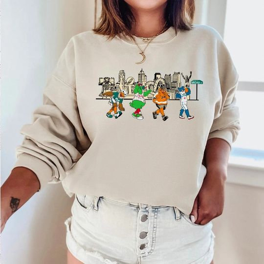 Discover Philadelphia Sports Shirt, Philly Mascots Sweatshirt