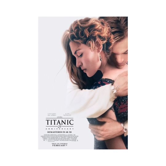 Discover Titanic Movie Poster 25th Anniversary Quality Glossy Print