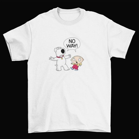 Discover Brian Griffin Graphic T-shirt / Family Guy shirt / Stewie Griffin Print