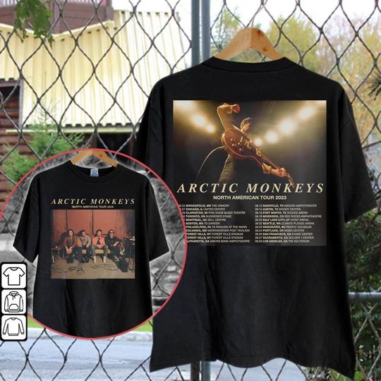 Discover Arctic Monkeys North American TOUR DATES 2023 Shirt, Music Tour 2023 T-Shirt