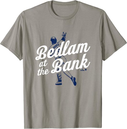Discover Philly Bedlam Bedlam At The Bank Philadelphia Baseball T-Shirt