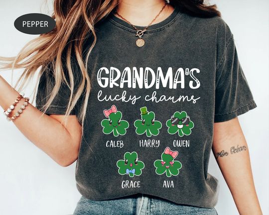 Discover Grandma's Lucky Charms Shirt