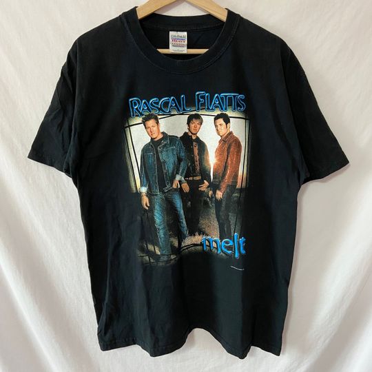 Discover 2003 Rascal Flatts band tee