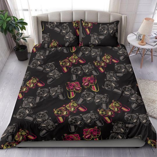 Discover Gaming Duvet Cover, Bedroom Decor Bedding