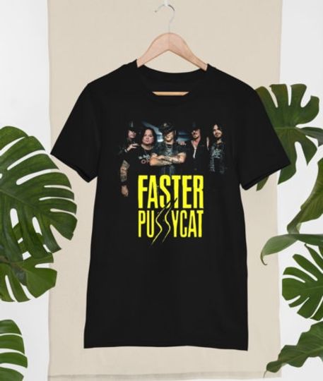 Discover Faster Pussycat Band Tour T-Shirt