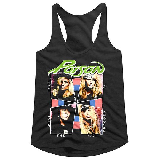 Discover Poison Band Women's Tanktop | Look What the Cat Dragged In Album