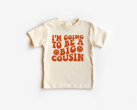 Discover Big Cousin Shirt, I'm Going To Be a Big Cousin, Cousin Announcement