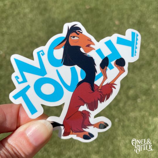 Discover No Touchy Kuzco Sticker