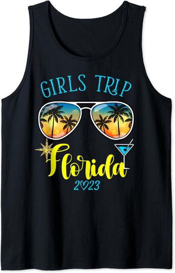 Discover Girls Trip Florida 2023 Womens Weekend, Vacation, Birthday Tank Top