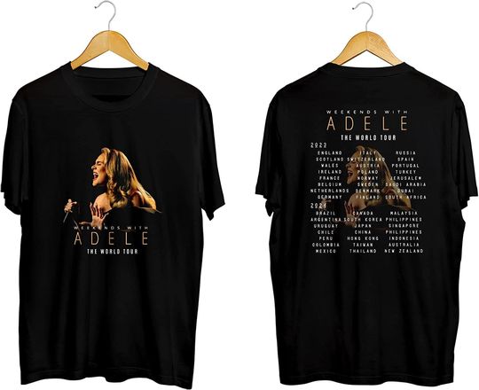 Discover Adele World Tour 2023-2024 T-Shirt for Fans
