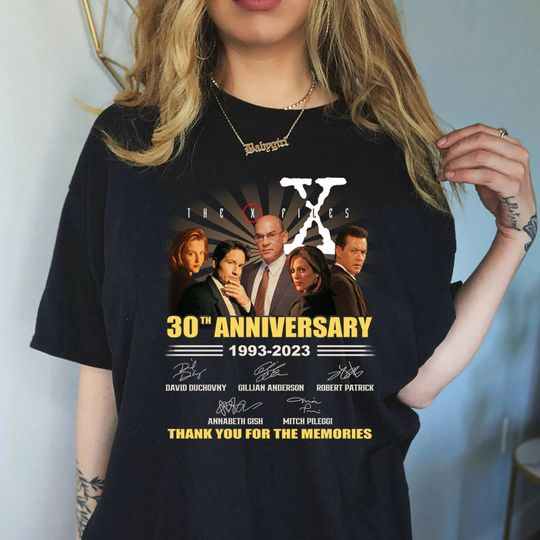 Discover The X-Files Vintage 30th Anniversary Movie Shirt